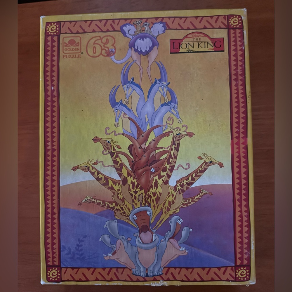 Vintage 1990’s The Lion King Puzzle